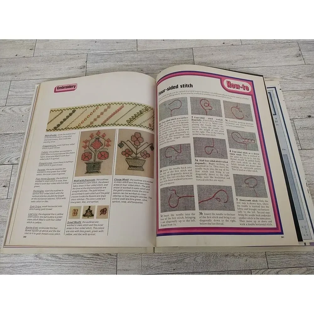 Retro 1970s MAKE IT YOURSELF Step-By-step Crafts Needlework‎ V.3 TRENDY Vintage
